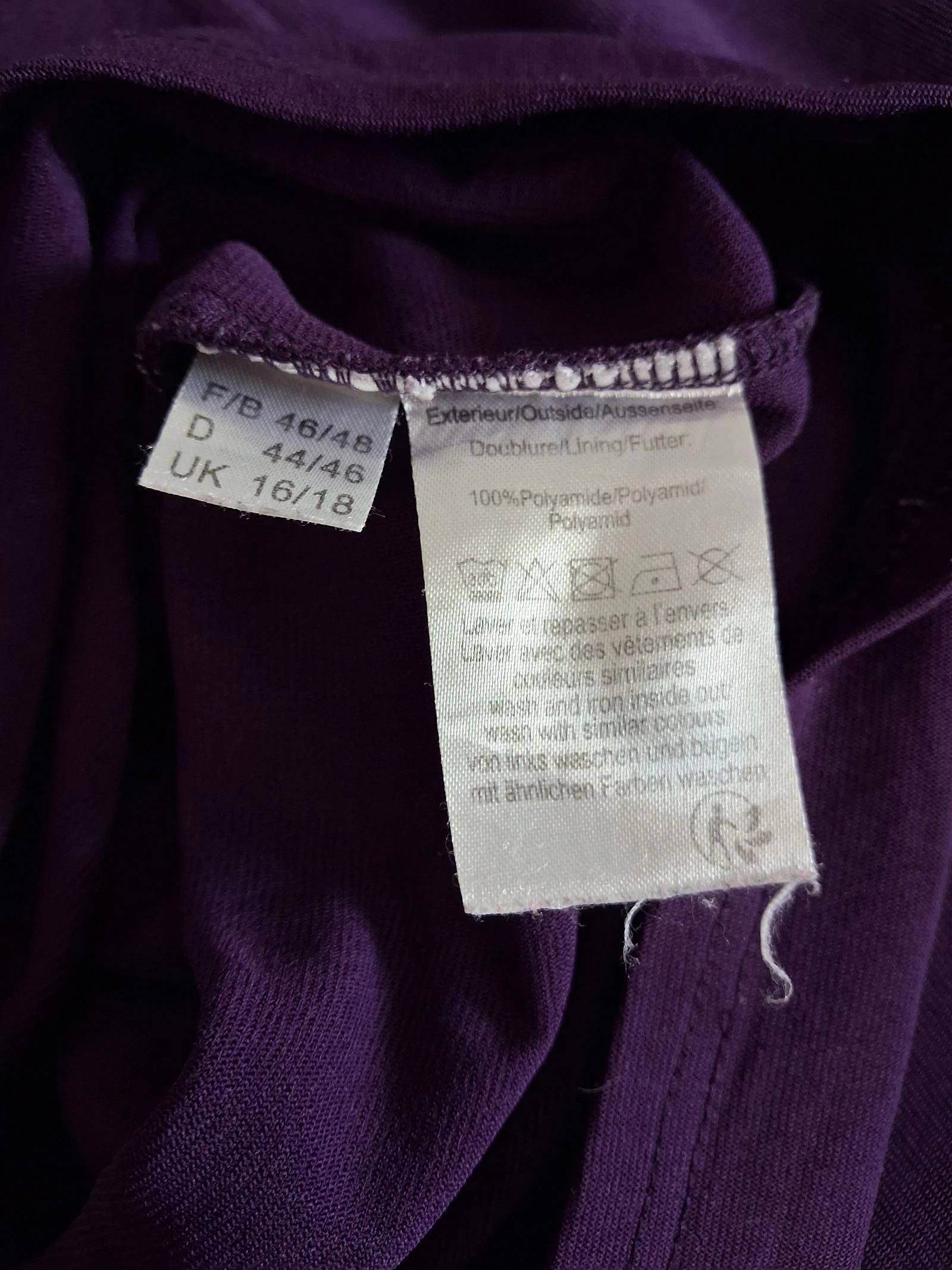 Suéter leve roxo com strass – photo 5